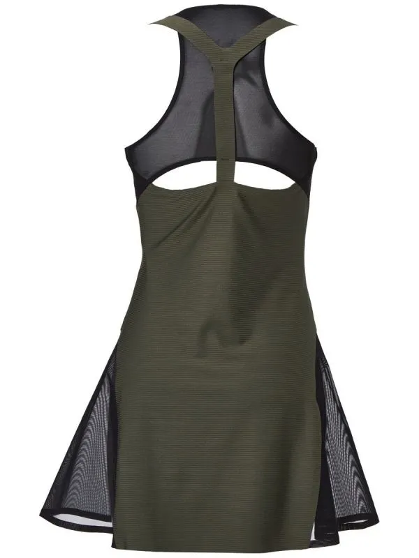 Nike Court Women Maria Dress New York - medium olive/black/black