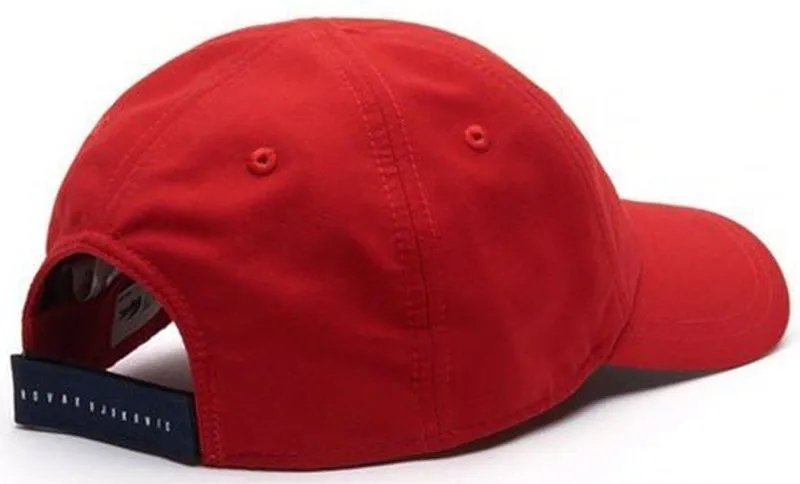 Lacoste SPORT NOVAK DJOKOVIC-ON COURT COLLECTION Microfiber Cap - red