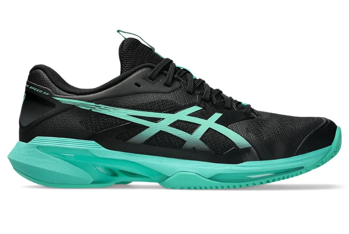 Asics Solution Speed FF 4 Clay - black/aurora green Asics Solution Speed FF 4 Clay - black/aurora green