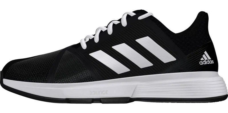 Adidas CourtJam Bounce M - core black/white/metallic silver
