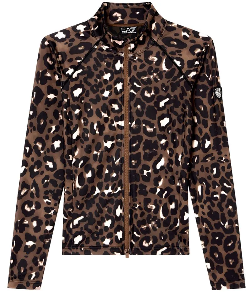 EA7 Woman Jersey - fancy brown/animalier micro EA7 Woman Jersey - fancy brown/animalier micro