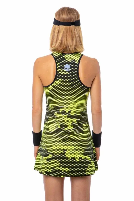 Hydrogen Tech Camo Dress - camo fluo yellow/black
