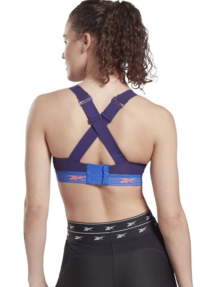 Reebok PureMove+ Seasonal Bra W - dark orchid/court blue