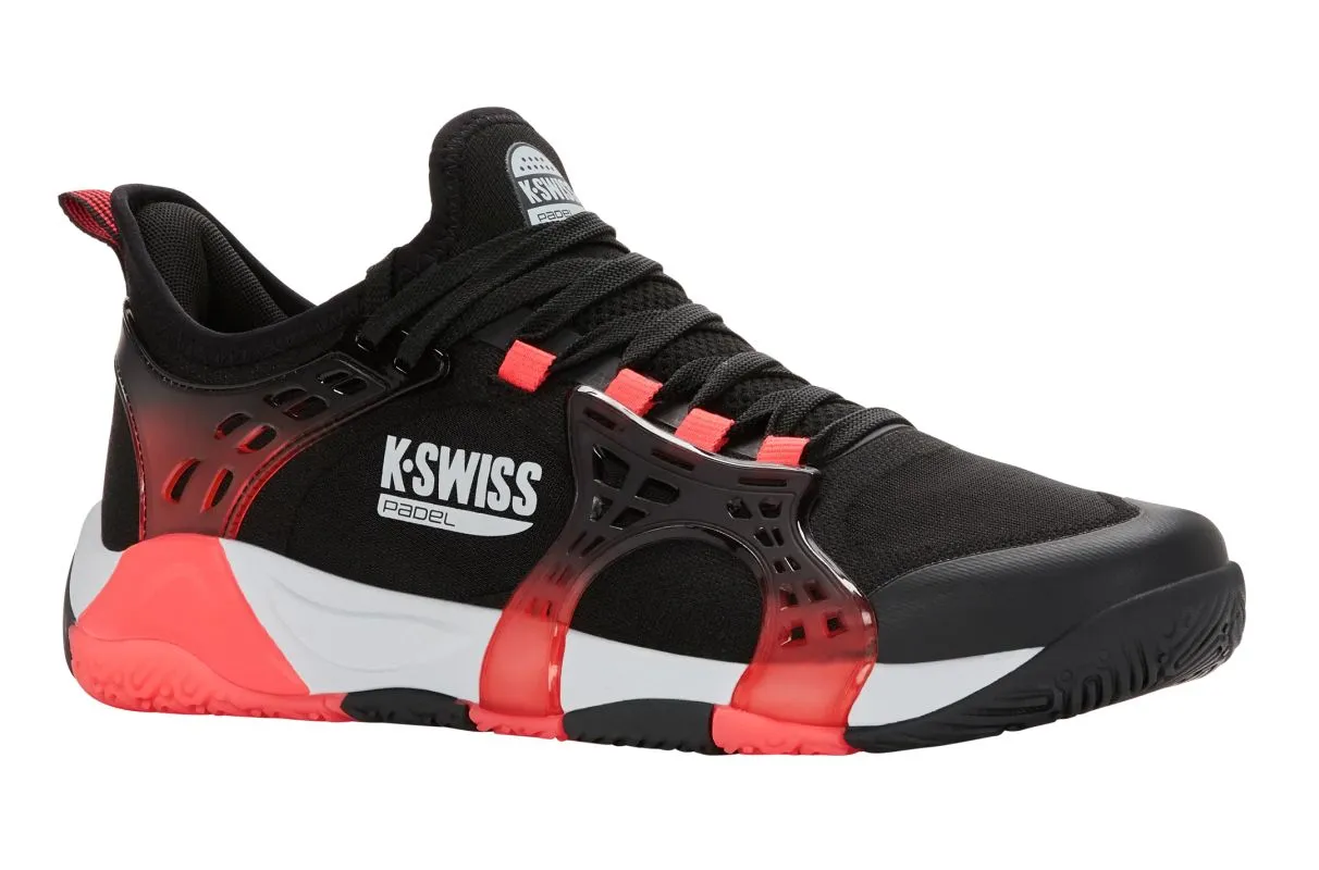K-Swiss K-Frame Padel - black/micro chip/neon lava
