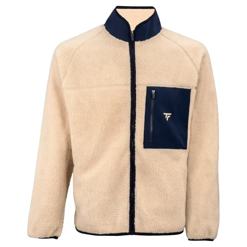 Tecnifibre Sherpa Full Zip - sand Tecnifibre Sherpa Full Zip - sand