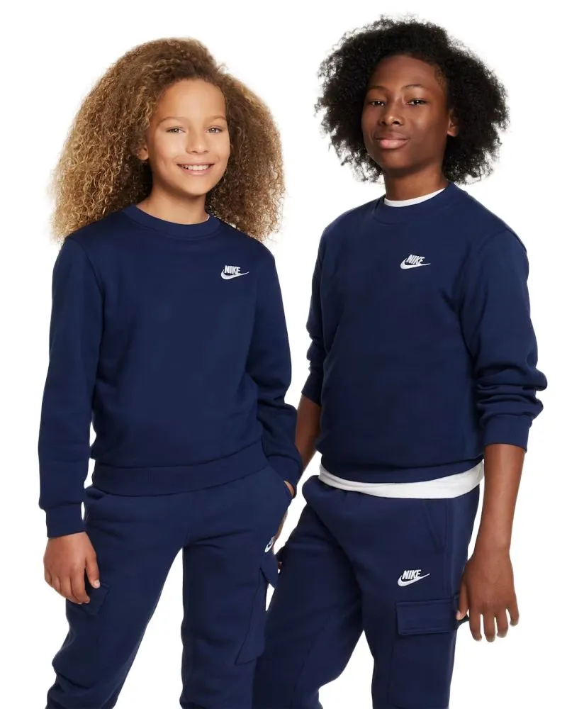 Nike Kids Sportswear Club Fleece - midnight navy/white Nike Kids Sportswear Club Fleece - midnight navy/white