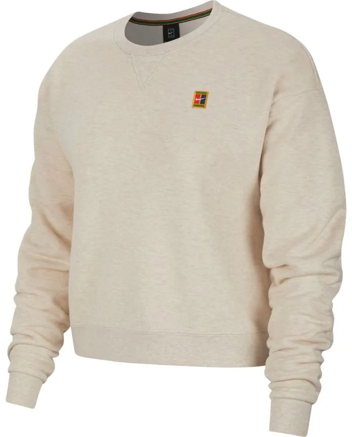 Nike Court Heritage Long Sleeve Sweatshirt - light orewood brown Nike Court Heritage Long Sleeve Sweatshirt - light orewood brown
