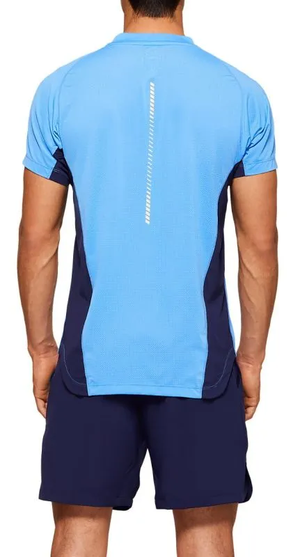 Asics Tennis M SS Tee - blue coast