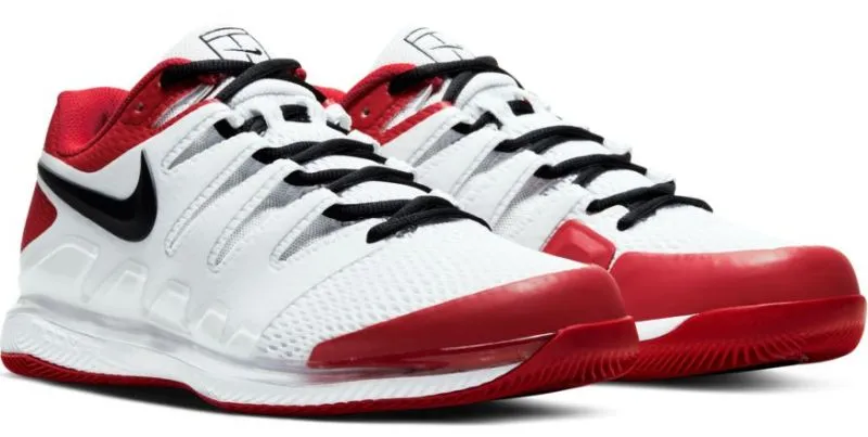 Nike Air Zoom Vapor X HC- white/black/university red