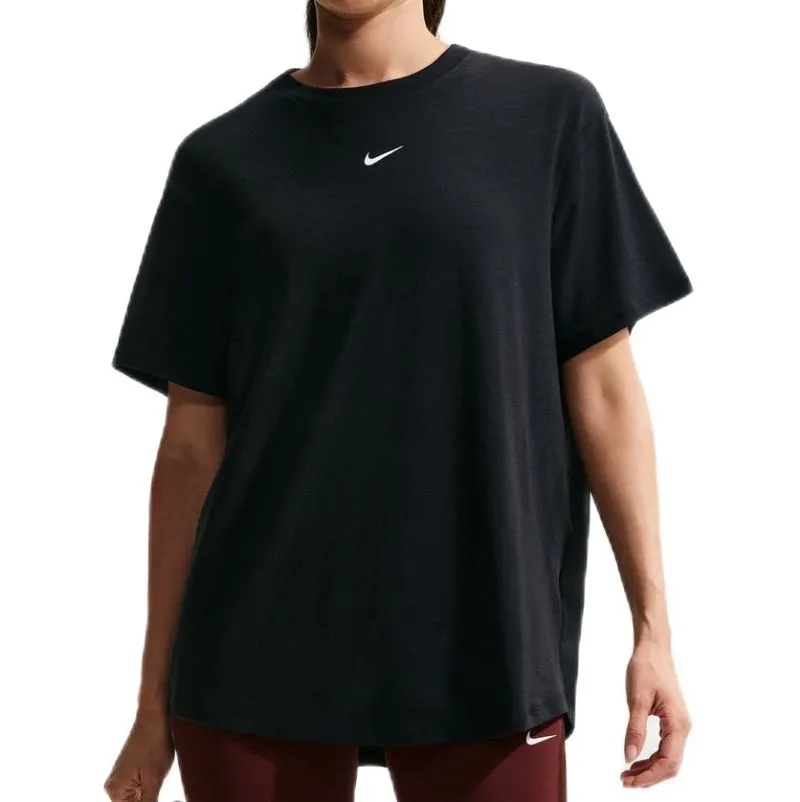 Nike One Relaxed Dri-Fit Short Sleeve - black/white