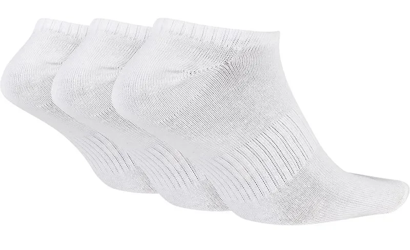 Nike Everyday Cotton Lightweight No Show- 3 pary/white/black