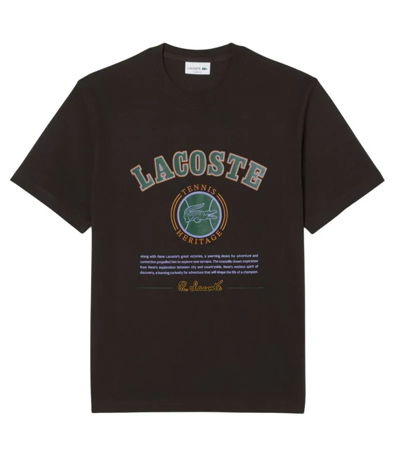 Lacoste Print Cotton - brown Lacoste Print Cotton - brown