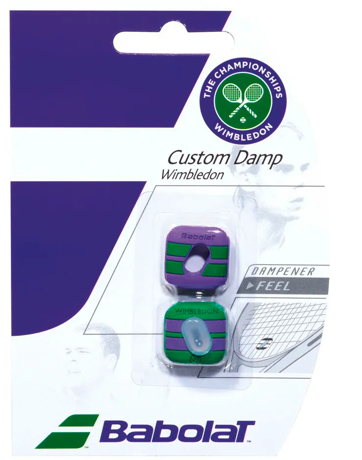 Babolat Custom Damp Wimbledon - green/purple