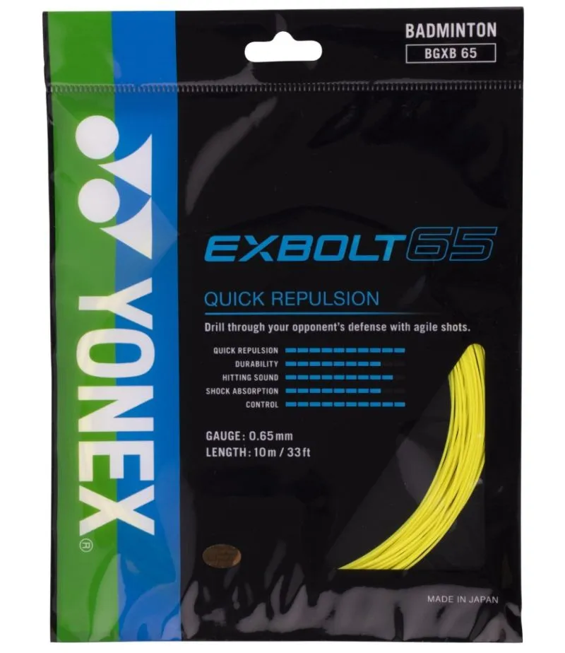 Yonex Exbolt 65 (10 m) - yellow