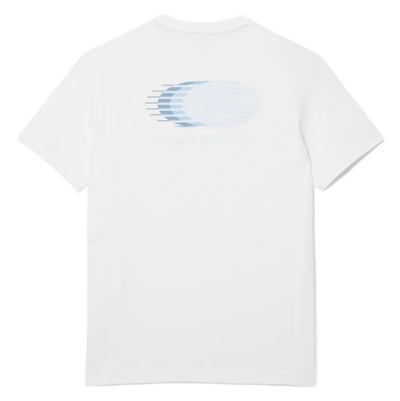 Lacoste Ultra Dry Printed Sport - white/light blue