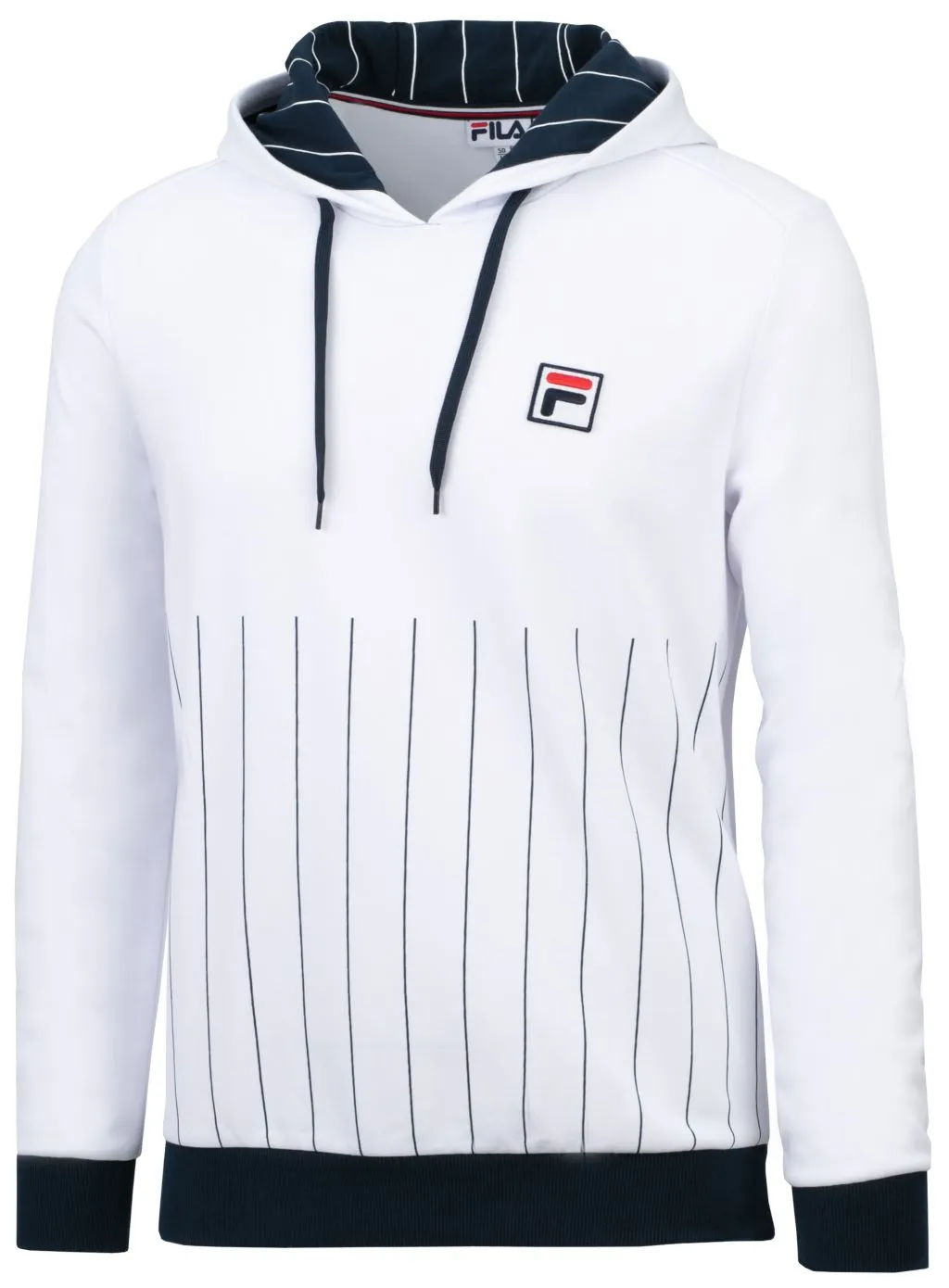 Fila Hoody Misha - white/peacoat blue stripes