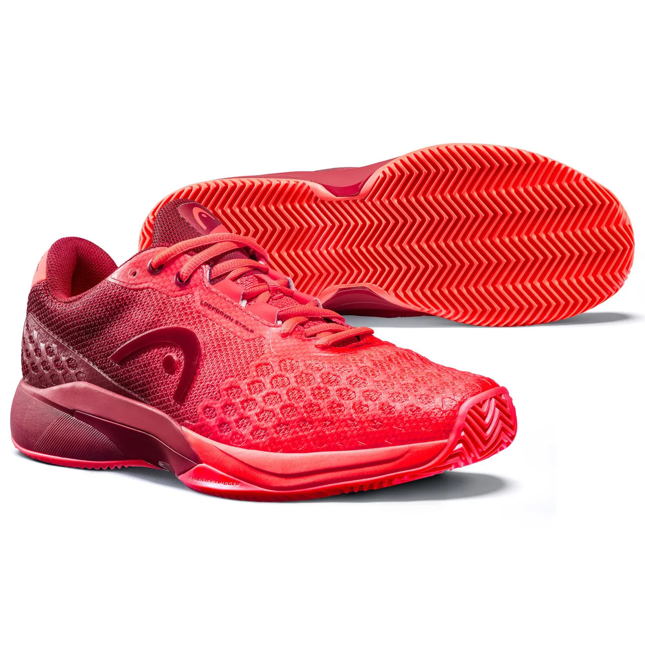 Head Revolt Pro 3.0 Men Clay - neon red/chilli