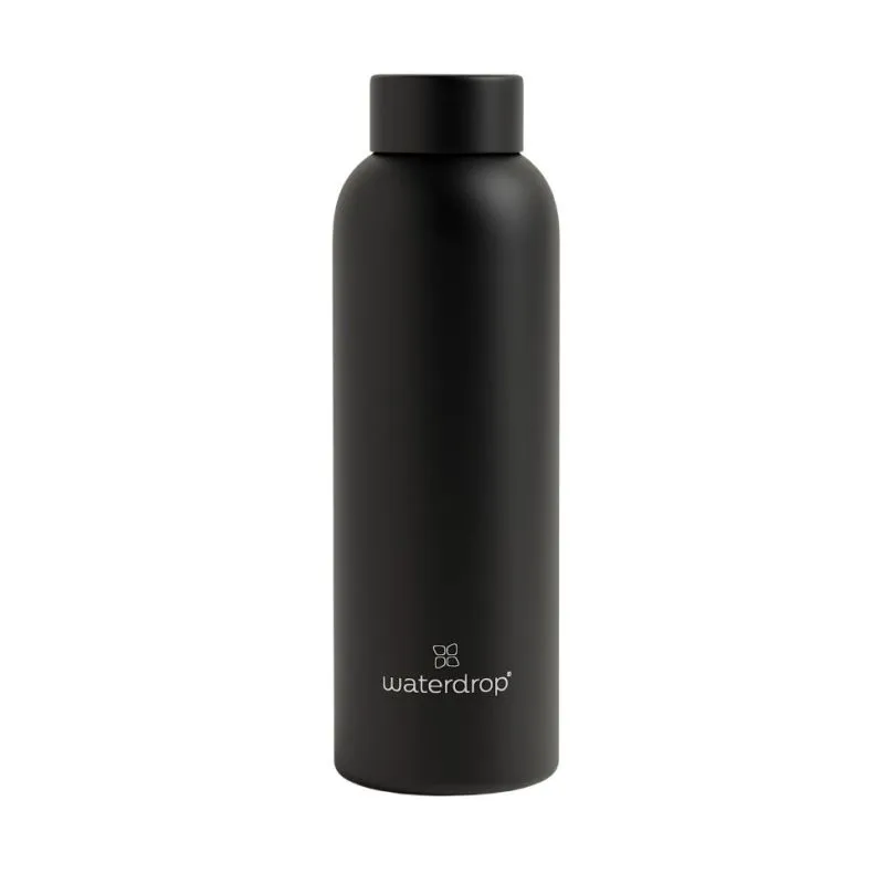 Waterdrop Thermo Steel Bottle (600ml) - black Waterdrop Thermo Steel Bottle (600ml) - black