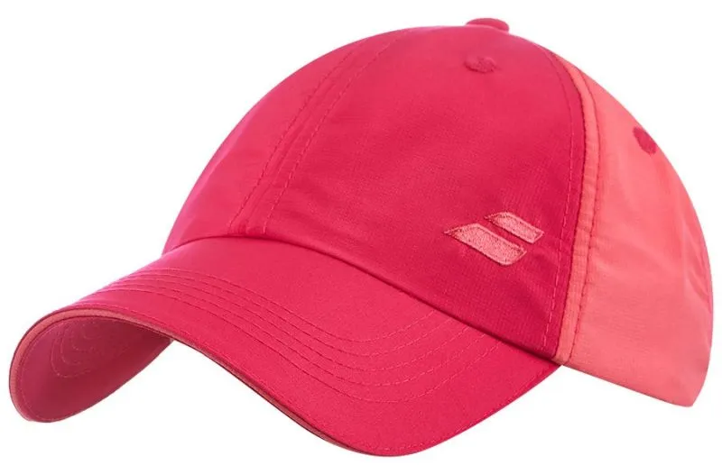 Babolat Basic Logo Cap - red rose