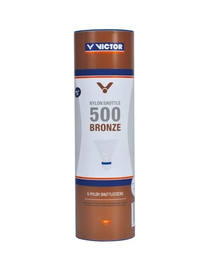 500 Lotki do badmintona Victor 500 Bronze 6P - white