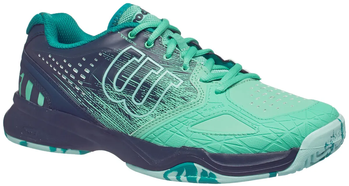 Wilson Kaos Comp W - electric green/reflecting pond/aruba blue