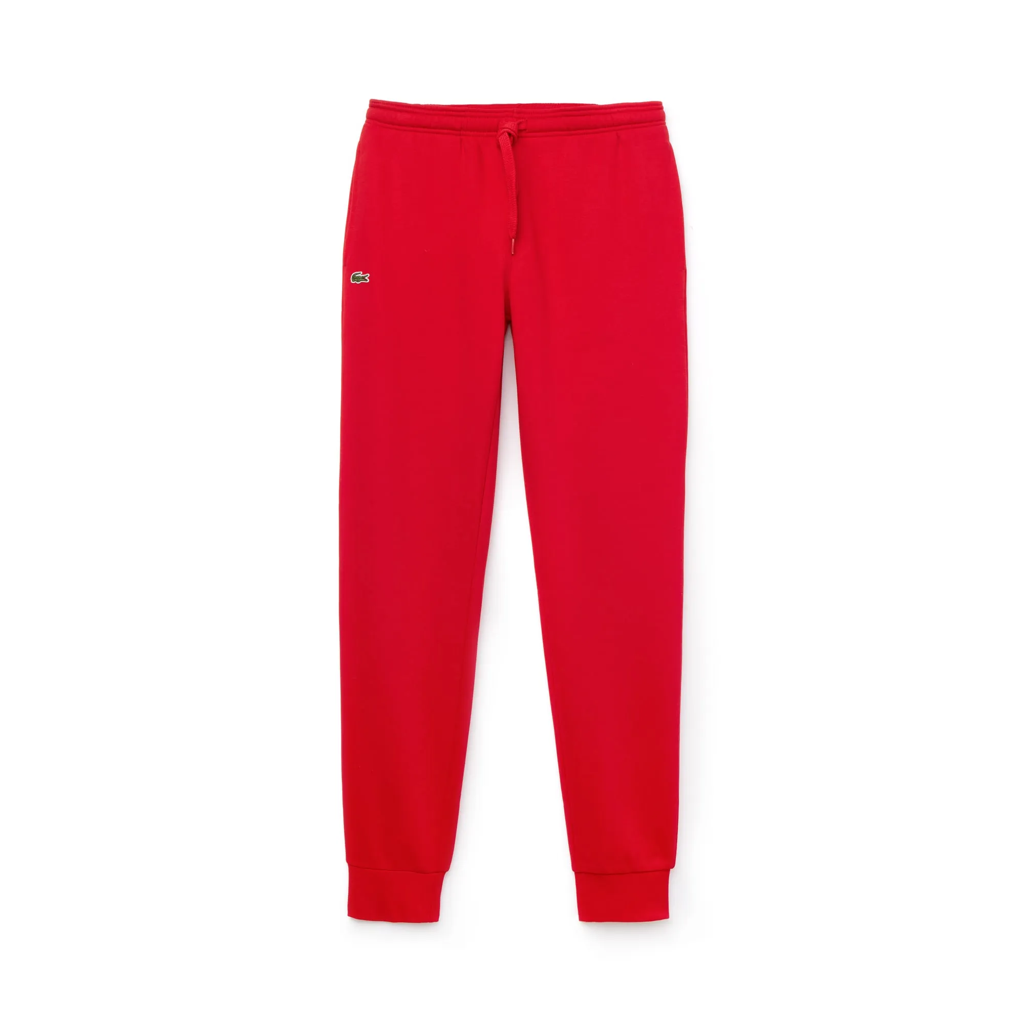 lacoste-men-s-sport-cotton-fleece-tennis-sweatpants-red-1 Lacoste Men's SPORT Cotton Fleece Tennis Sweatpants - red