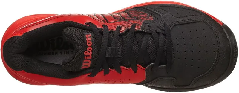 Wilson Kaos Comp JR - radiant red/black/radiant red