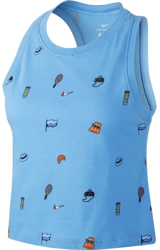 Nike Court Tank Crop Court - royal pulse