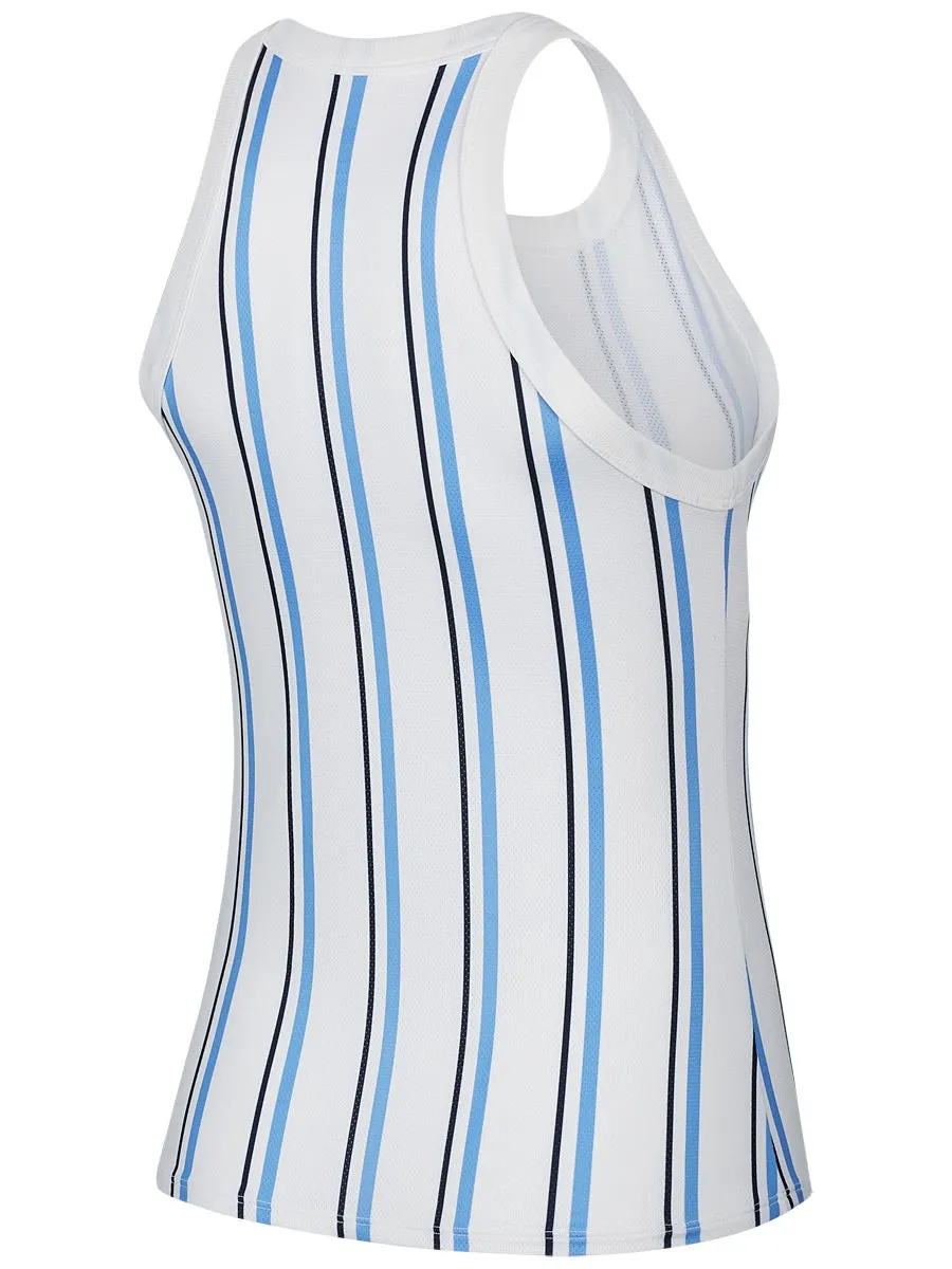 Nike Court W Printed Dry Tank - white/obsidian