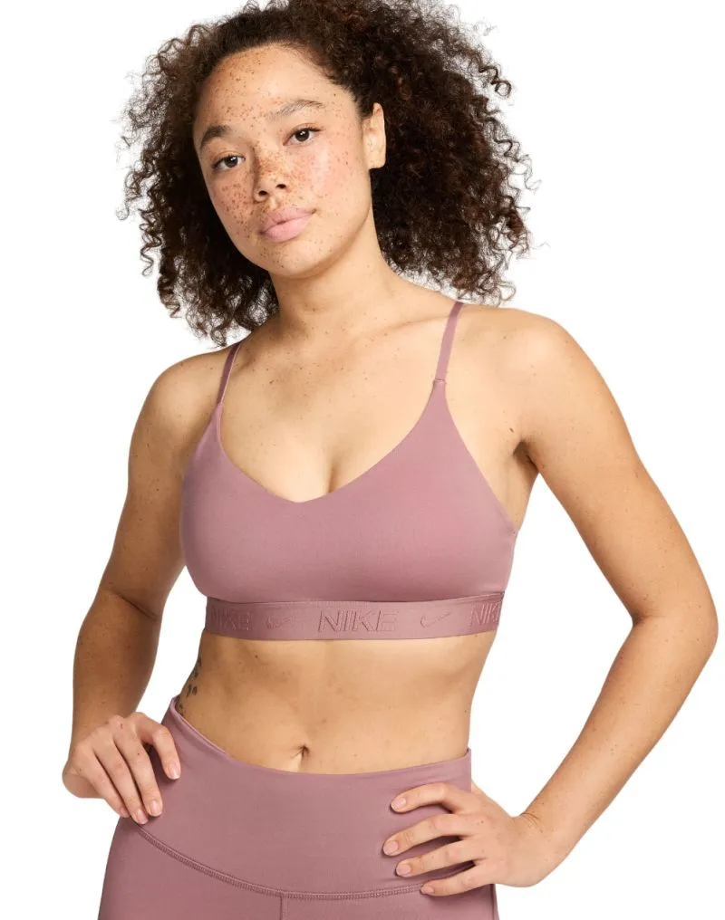 Nike Indy Light Support Padded Adjustable Sports Bra - smokey mauve/smokey mauve Nike Indy Light Support Padded Adjustable Sports Bra - smokey mauve/smokey mauve