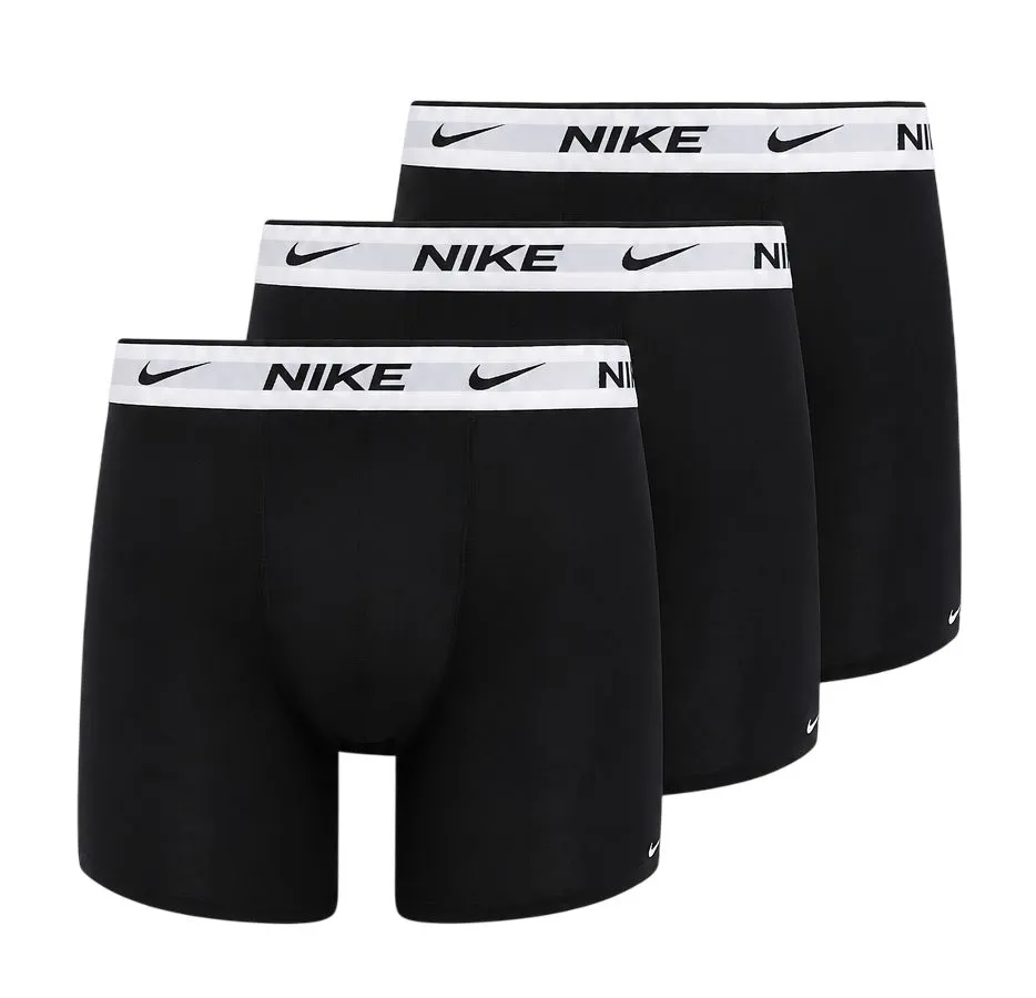 Nike Dri-Fit Essential Cotton Stretch Boxer Brief 3P - black/black/white Nike Dri-Fit Essential Cotton Stretch Boxer Brief 3P - black/black/white