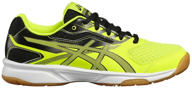 Asics UpCourt 2 GS - safety yellow/dark grey/black