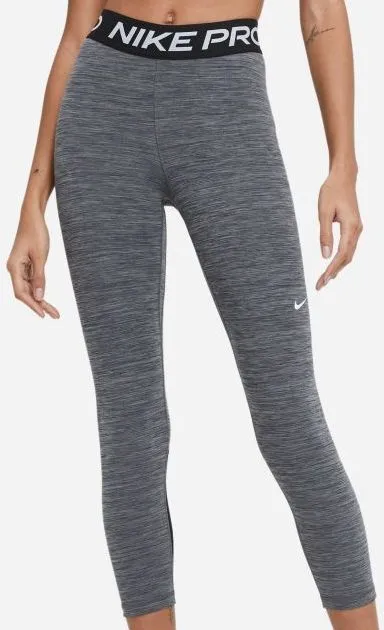 Nike Pro 365 Tight Crop W - black/heather/white