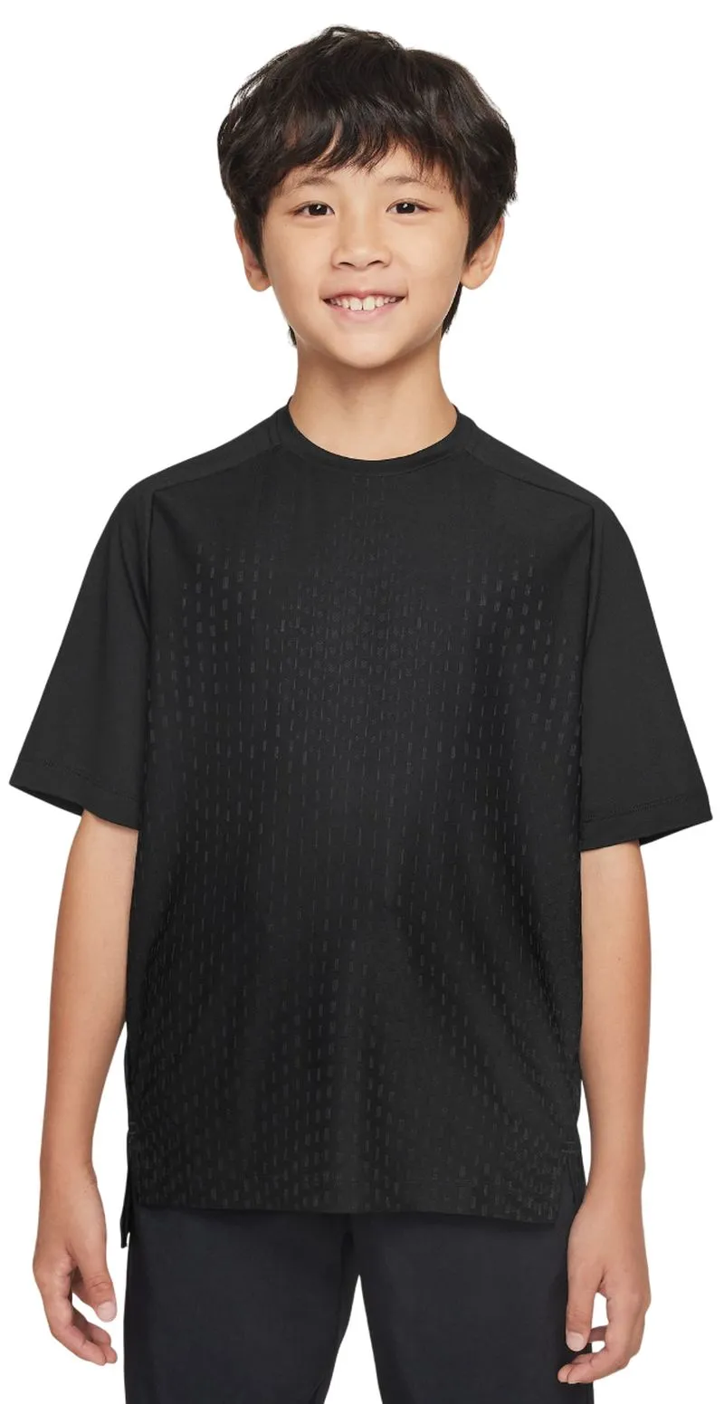 Nike Multi Kids Dri-Fit ADV Short Sleeve - black/anthracite/white 