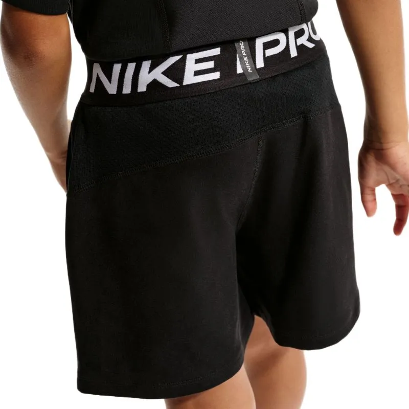 Nike Kids Pro Dri-Fit Fleece - black/white/white