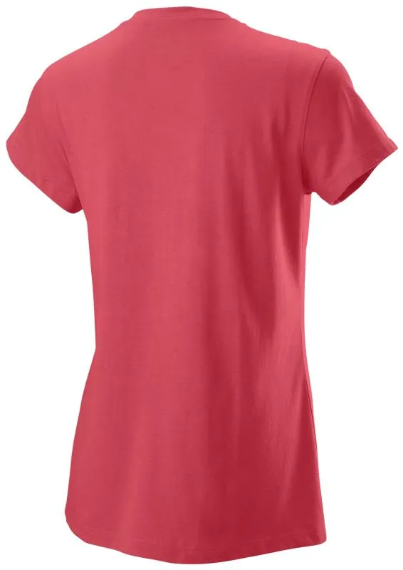 Wilson W Script Tech Tee II - holly berry