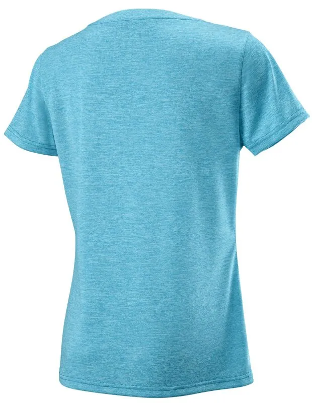 Wilson Uwii Script Tech Tee - blue atoll