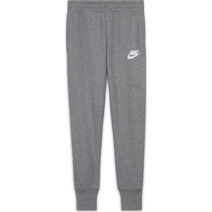 Nike Sportswear Club French Terry High Waist Pant G - carbon heather/white