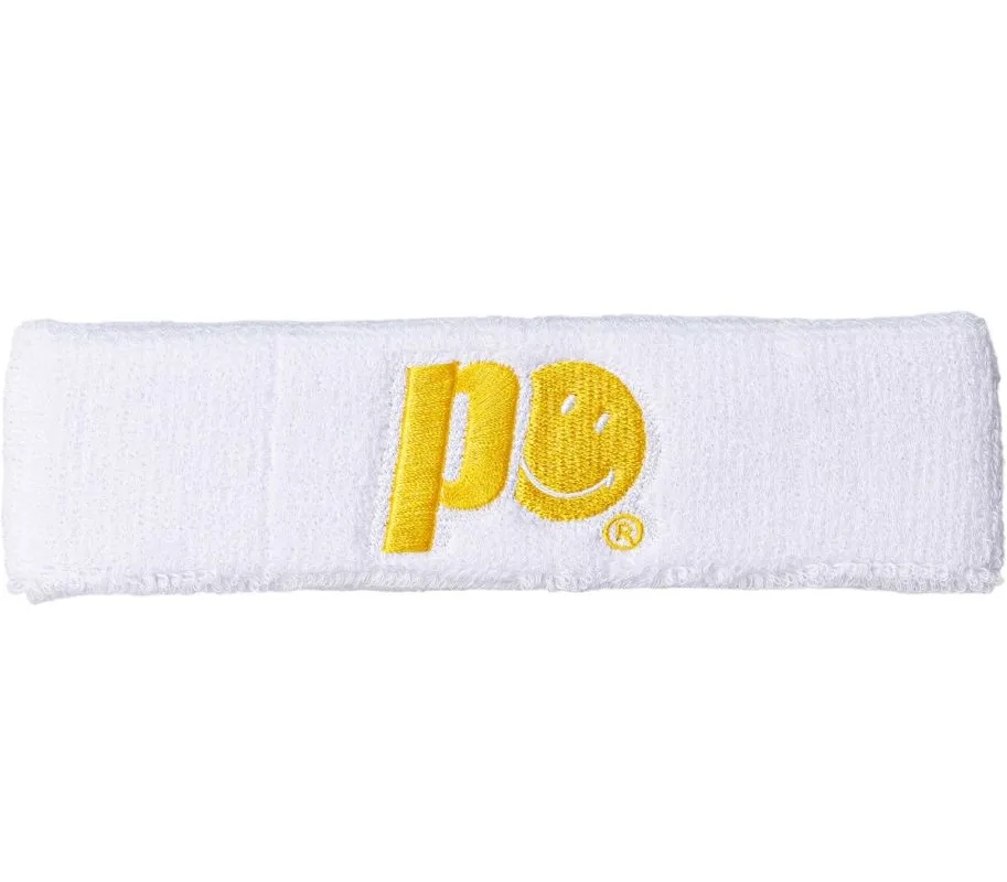 Prince X Smiley Headband - white