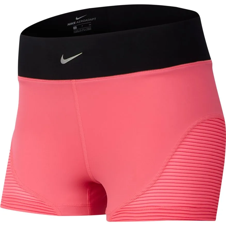 Nike Pro AeroAdapt 3in Short - digital pink/blacl/metallic silver