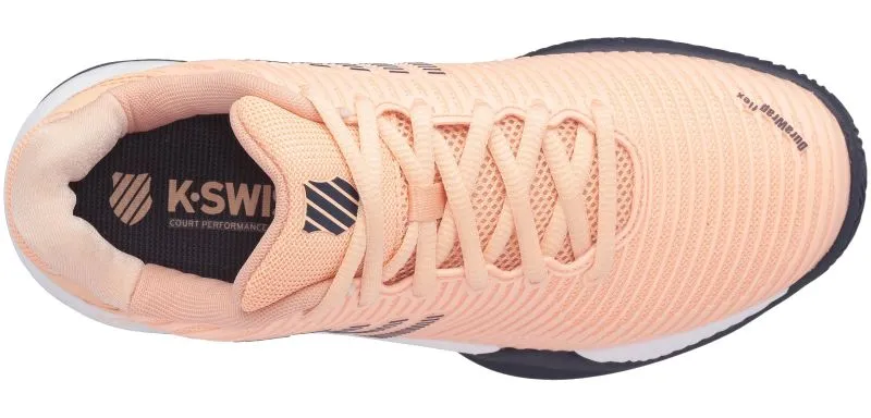 K-Swiss Hypercourt Express 2 HB Clay Women - peach nectar/graystone/white