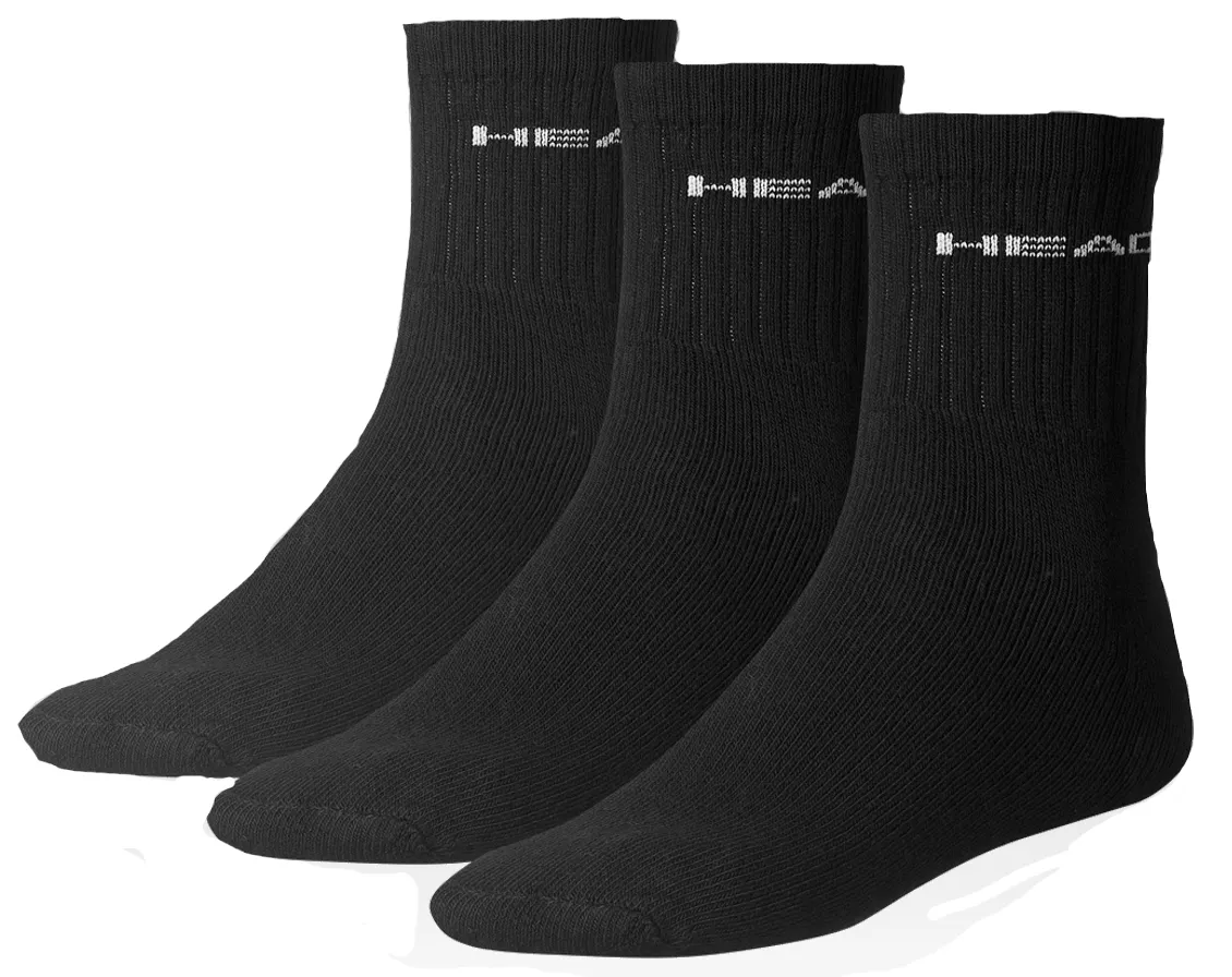 Head Short Crew 3P - black