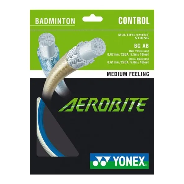 8b7PFILmre2K2n Yonex Aerobite (10 m) - white/blue