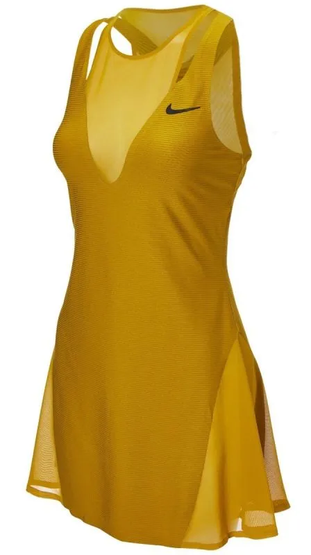 Nike Court Women Maria Dress New York - ohre/black Nike Court Women Maria Dress New York - ohre/black
