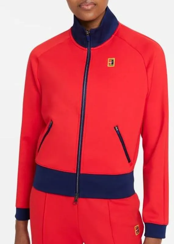 Nike Court Heritage Jacket FZ W - university red/binary blue Nike Court Heritage Jacket FZ W - university red/binary blue