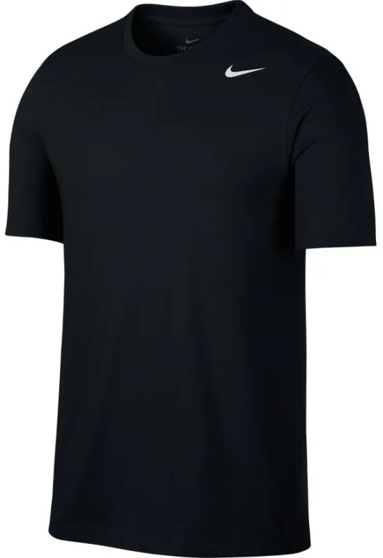 Nike Solid Dri-Fit Crew - black/white