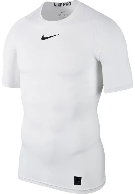 Nike Pro Top SS Comp - white/black/black Nike Pro Top SS Comp - white/black/black