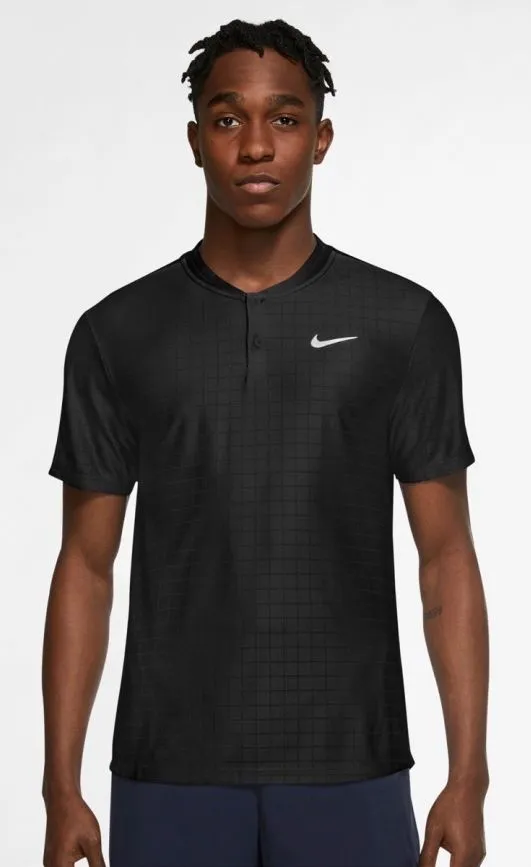 Nike Court Dri-Fit Advantage Polo - black/black/white