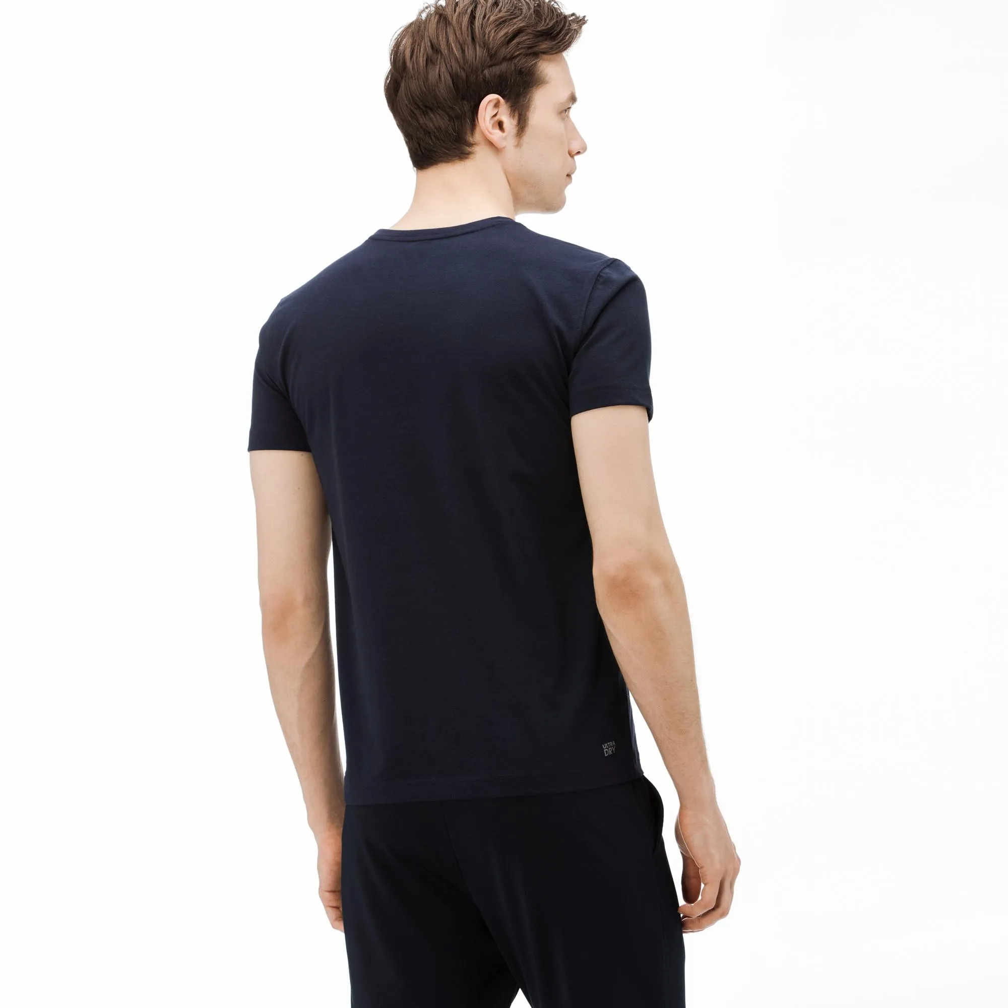 Lacoste Men’s SPORT Regular Fit Ultra Dry Performance T-Shirt - navy