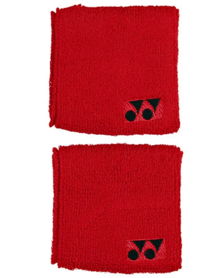 Yonex Wristbands 3" - red Yonex Wristbands 3" - red